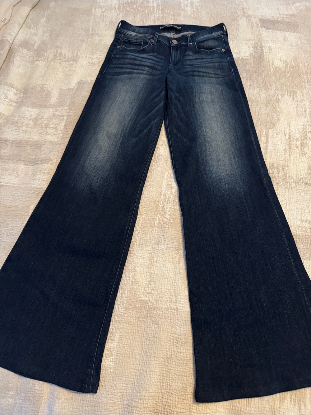 Express Dark Wash Wide-Leg Flare Jeans